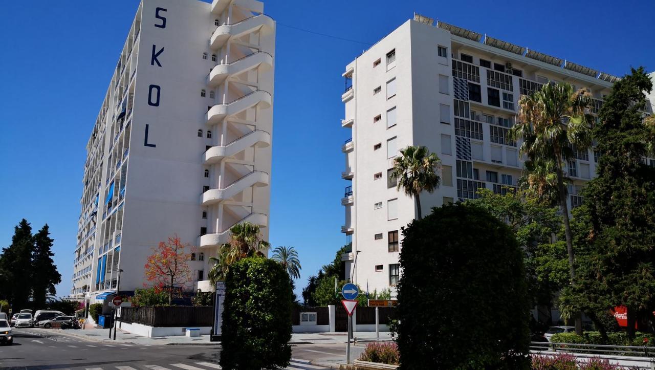 Skol 420C Fantastico 1 Dormitorio Primera Linea De Playa Marbella Bagian luar foto