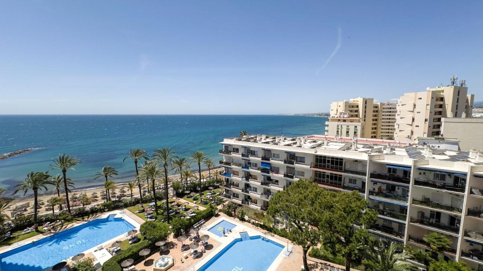 Skol 420C Fantastico 1 Dormitorio Primera Linea De Playa Marbella Bagian luar foto