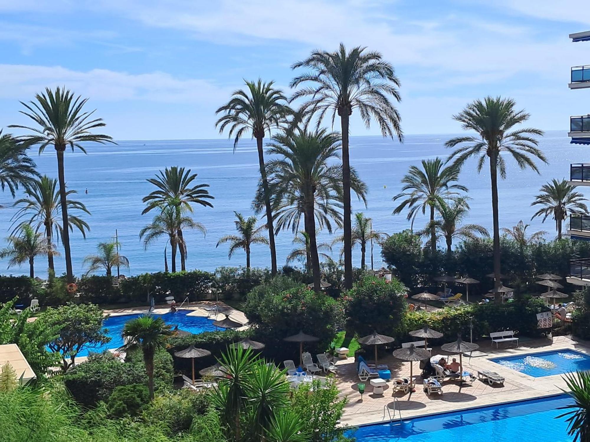 Skol 420C Fantastico 1 Dormitorio Primera Linea De Playa Marbella Bagian luar foto