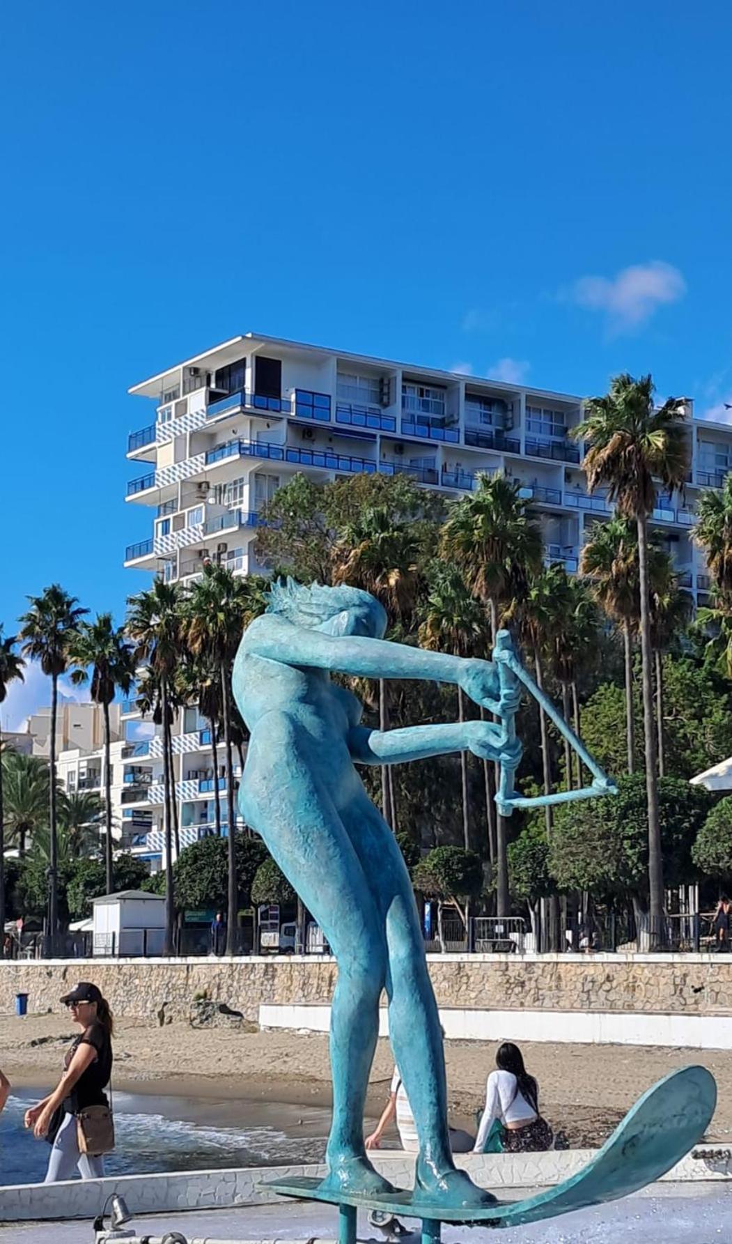 Skol 420C Fantastico 1 Dormitorio Primera Linea De Playa Marbella Bagian luar foto